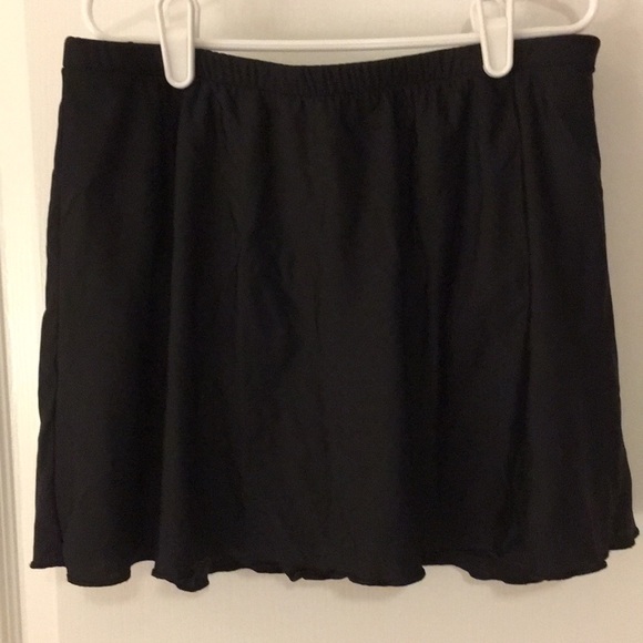 Other - Size 12 Black swim skirt with attached panty